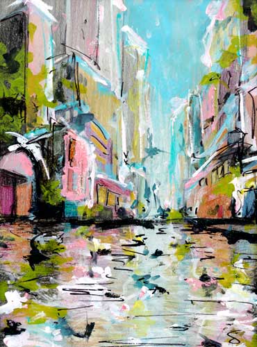 A Perfect Day Downtown print