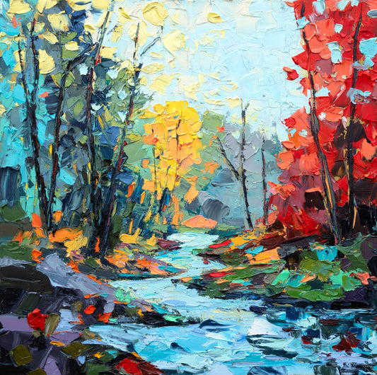 Kaleidoscope Creek print