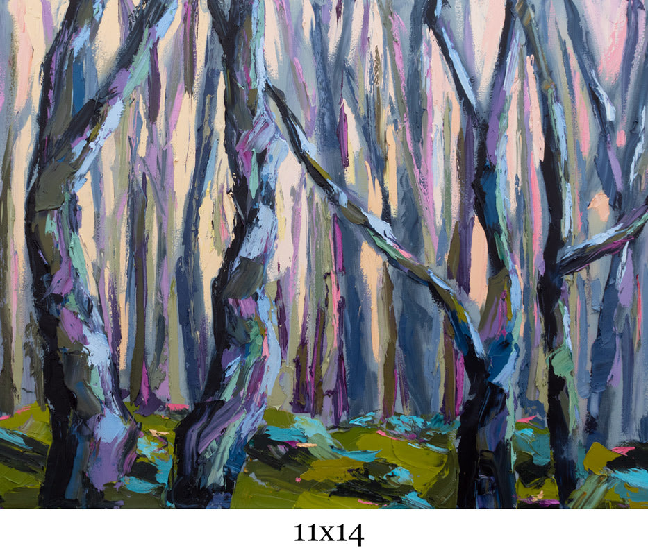 Painted Forest print